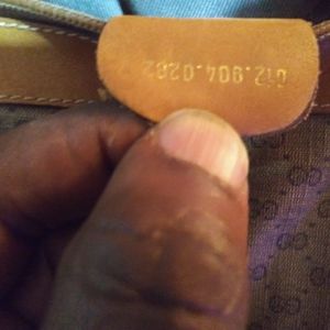 A vintage Gucci duffle